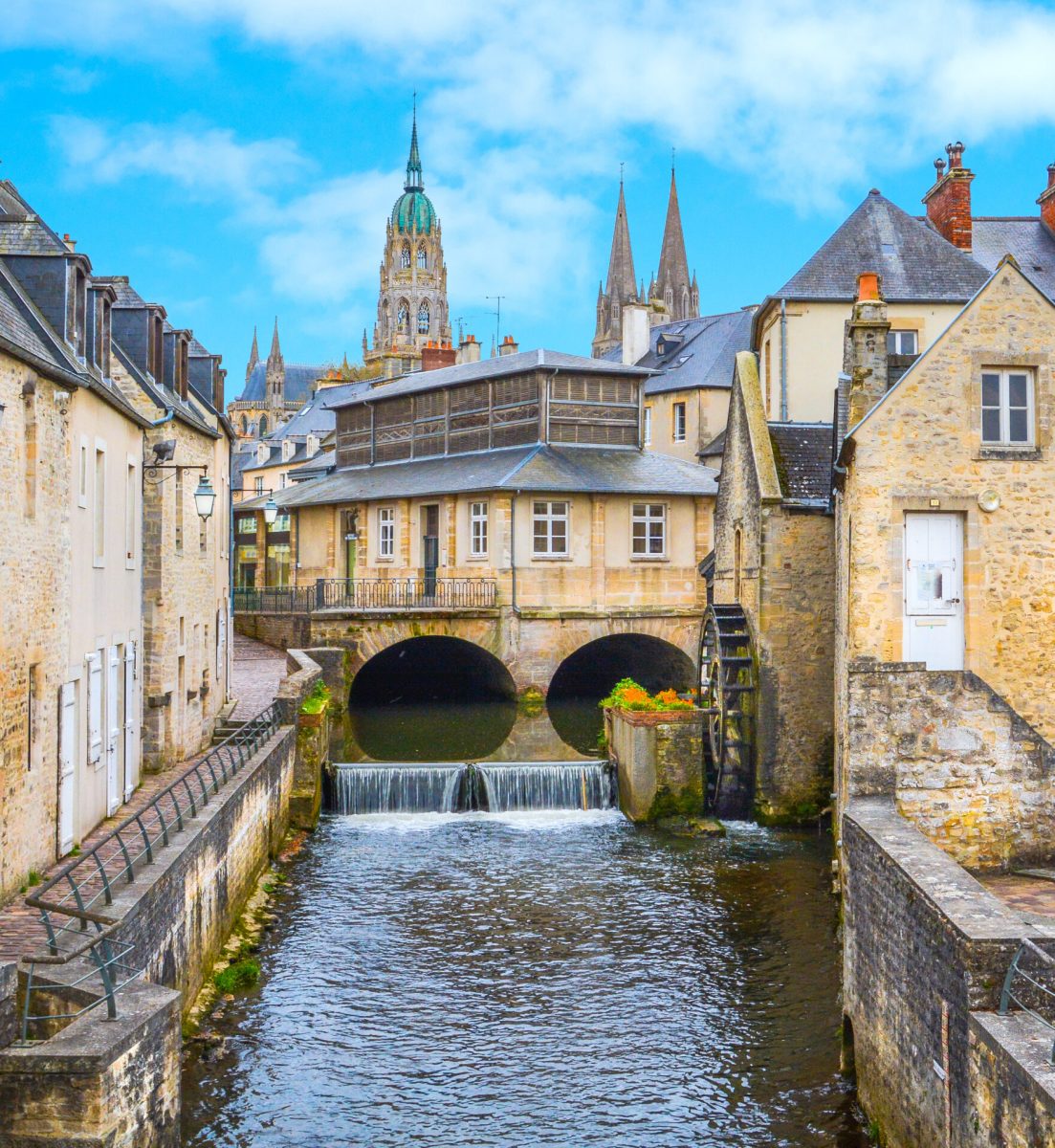Scenic view in Bayeux, Normandy, France.
